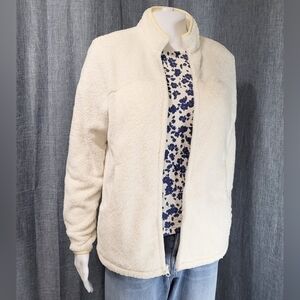 LANDS END Fleece JACKET Women's Size Small (6-8)